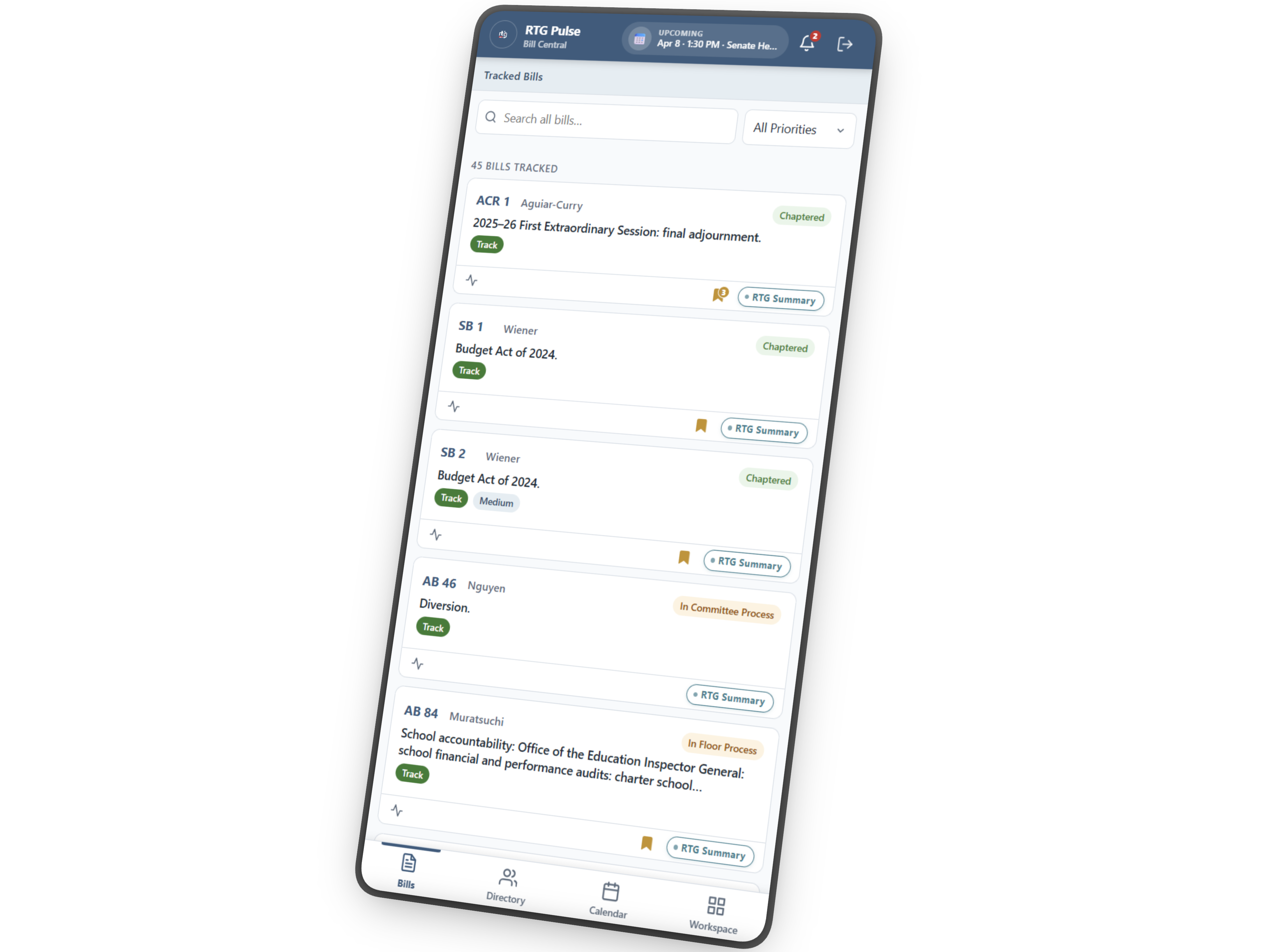 The Pulse — RTG mobile companion